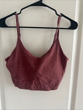 Athleta Mauve Adjustable-Strap Crop Camisole